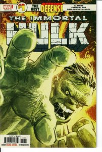 Marvel Comics! Immortal Hulk: The Best Defense! Issue #1!