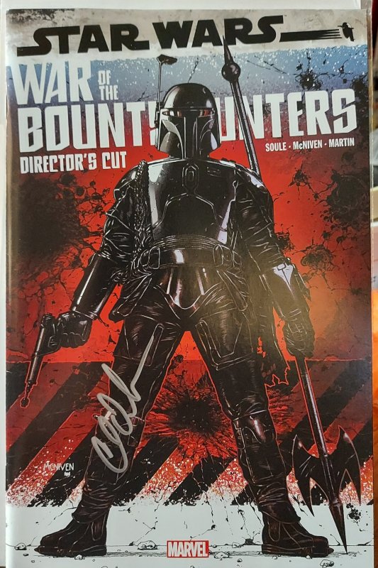 Star Wars: War of The Bounty Hunters Alpha #1 NM Signed by Charles Soule  W.COA