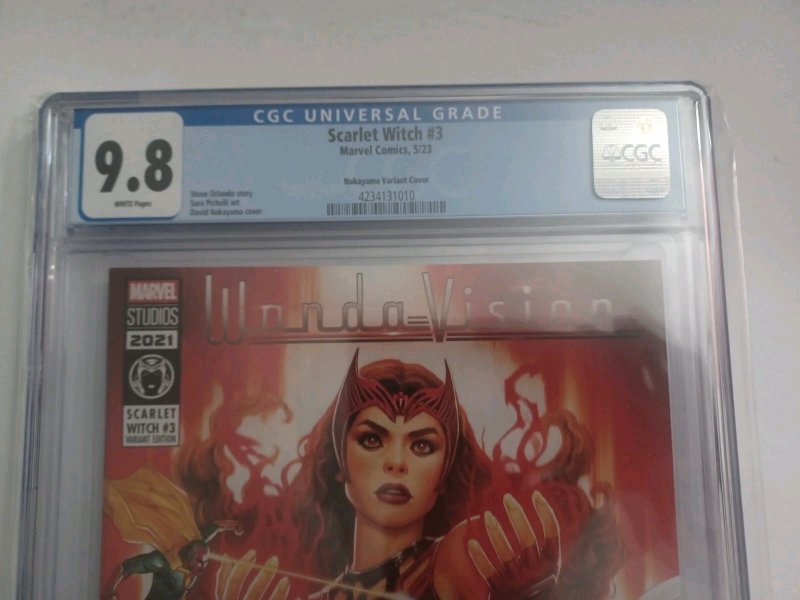 Scarlet Witch #3 Nakayama Variant - 2023 - CGC 9.8