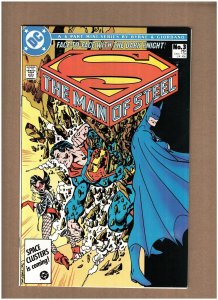 Man of Steel #3 DC Comics 1986 John Byrne Batman app. NM- 9.2