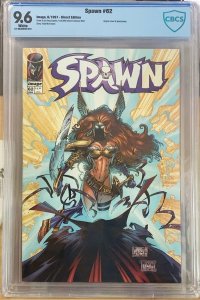 Spawn 62 CBCS 9.6 Capullo/ McFarlane Image Comics Angela on cover