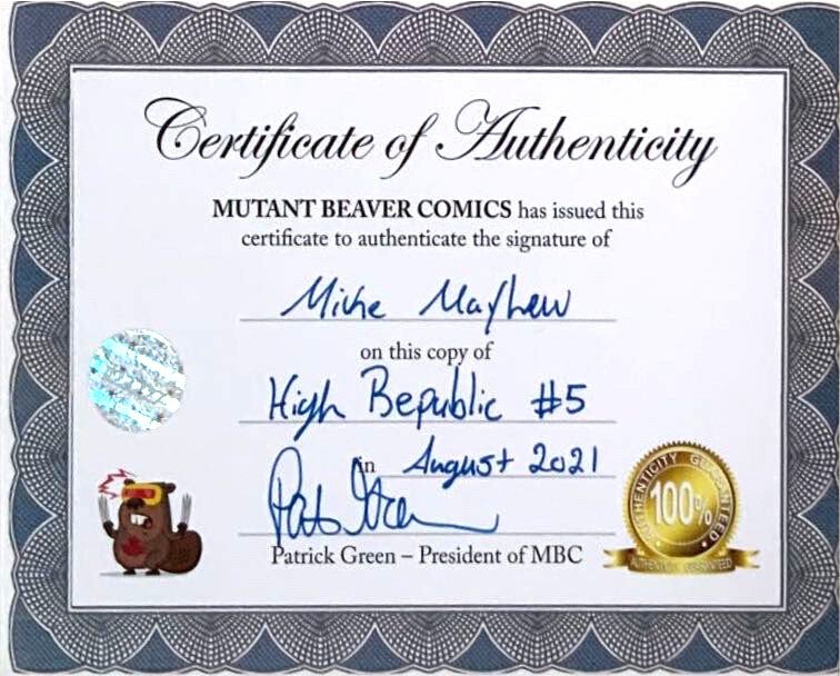 STAR WARS THE HIGH REPUBLIC #5 MIKE MAYHEW TRADE/VIRGIN VARIANT SET SIGNED W/COA