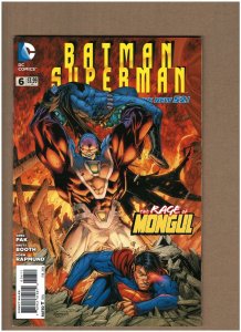 Batman/Superman #6 DC Comics 2014 vs. Mongul New 52 Greg Pak NM- 9.2 