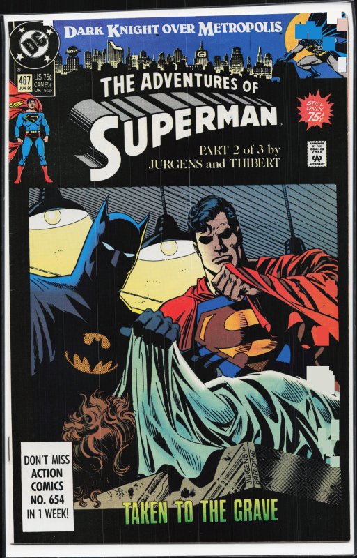 Adventures of Superman #467 (1990) Superman