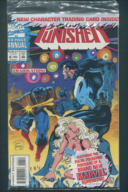 Punisher  Annual #6  / 9.4 NM  Newsstand (Poly Baggged)  1993