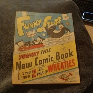 WHEATIES GIVEAWAY PROMO CEREAL MINI COMIC FUNNY STUFF 1946 PROMOTIONAL DC golden