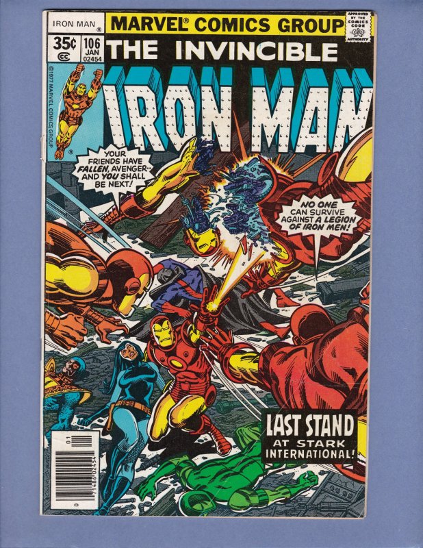 Iron Man #106 VG Marvel 1978