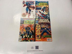 4 MARVEL comic books Captain America #1 2 3 Sentinel Liberty #10 1 KM11