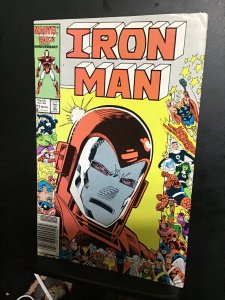 Iron Man #212 (1986) cameo Dominic Fortune high-grade key! VF/NM Wow!