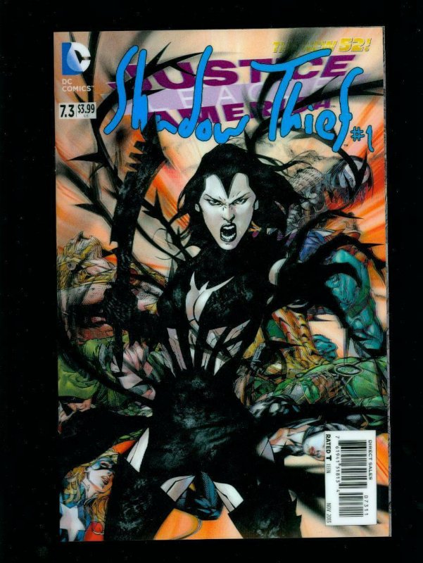 JUSTICE LEAGUE OF AMERICA #7.3 SHADOW THIEF 3-D VARIANT NEW 52 HIGH GRADE NM