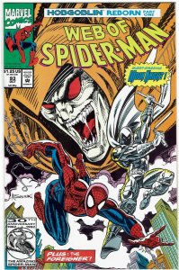 Web of Spider-Man #93 Moon Knight Hobgoblin NM