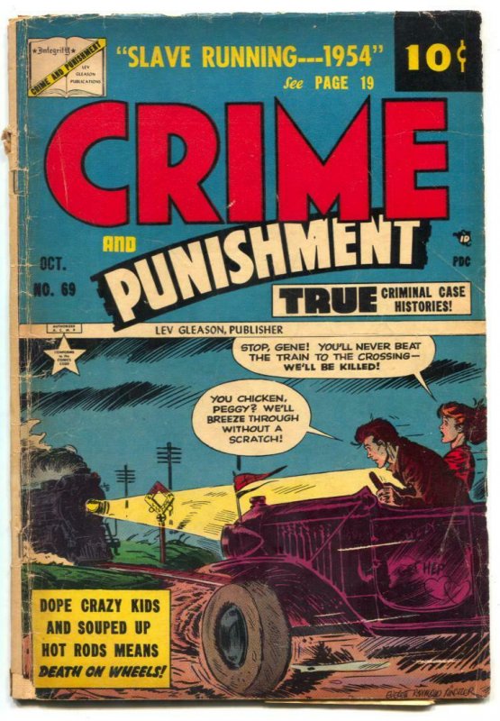 Crime And Punishment #69 1954- REEFER STORY-  G+