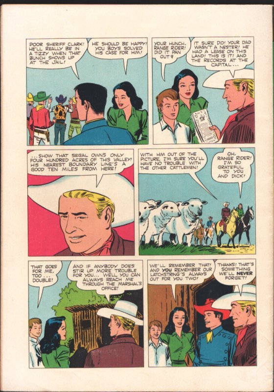 Flying A's Range Rider #2  1953 - Dell  -VF- - Comic Book