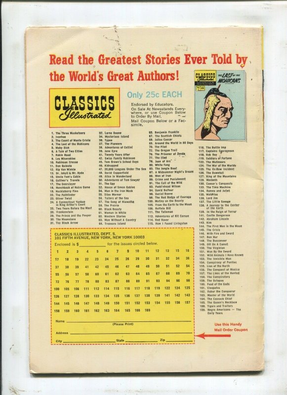 CLASSICS ILLUSTRATED #1 REPRINT - THE THREE MUSKETEERS! - (5.5) 1971 