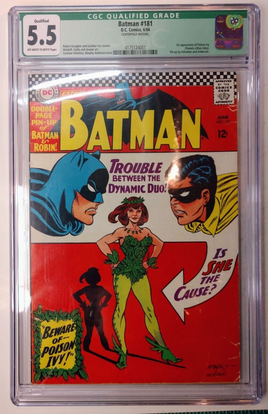 Batman #181 1st app of Poison Ivy (Missing Centerfold) | Comic Books -  Silver Age, DC Comics, Batman, Superhero / HipComic