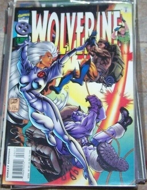 WOLVERINE # 96 1995 Marvel storm xmen cannonball cyber MUTANTS genesis
