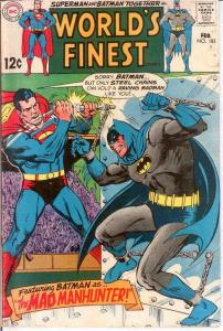 WORLDS FINEST 182 VG   February 1969 COMICS BOOK