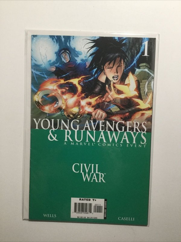 Young Avengers And Runaways Civil War 1 Near Mint Nm Marvel