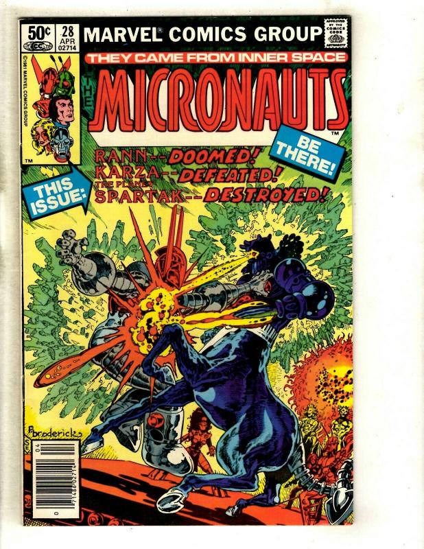 9 Marvel Comics The Micronauts # 24 25 26 27 28 Mephisto # 1 2 3 4 Acroyear NP10