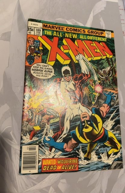 The X-Men #109 (1978)Wolverine vs weapon x -Vindcator of alpha flight