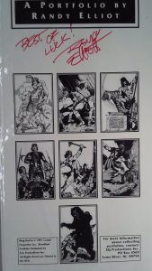 CROWN OF KULL SET ONE PORTFOLIO BY RANDY ELLIOT MINT CONDITION SIGNED