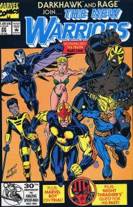 New Warriors, The #22 VF ; Marvel | Darkhawk
