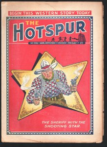 Hotspur #396 3/29/1941-D.C. Thompson-Western story begins -British story pape...