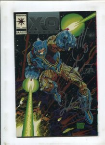 X-O MANOWAR #0 (9.2) CHROMIUM COVER SIGNED BY PALMIOTTI AND QUESADA!