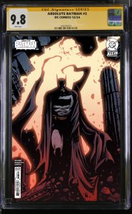 ABSOLUTE BATMAN #3 DC CGC/RAW CVR PICK SCOTT SNYDER SIGNED PRESALE MEGACON 2025