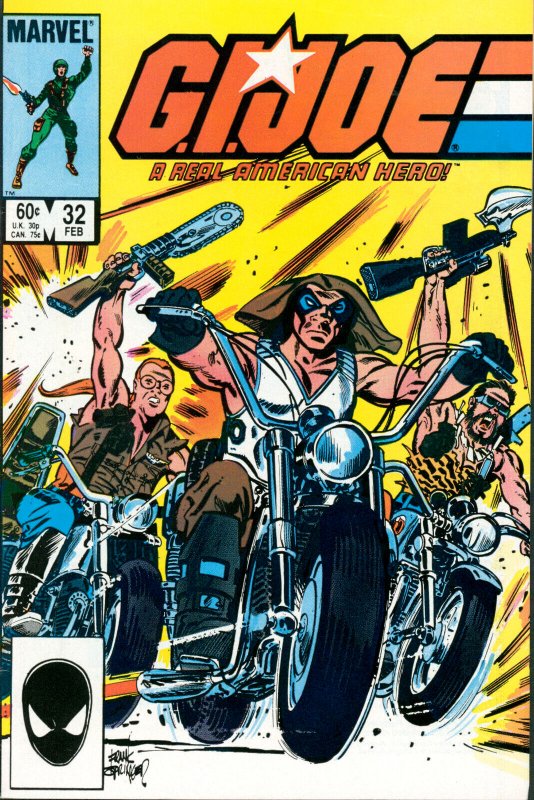 G.I. Joe #32 Marvel Comics 1985 VF- 1st Lady Jaye