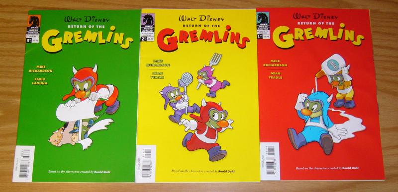 Walt Disney's Return of the Gremlins #1-3 FN complete series - roald dahl 2 set