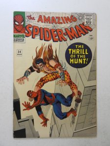The Amazing Spider-Man #34 (1966) VG/FN Condition! 1/2 in spine split
