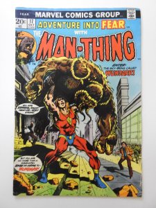 Adventure into Fear #17 (1973) 1st Appearance of Wundarr! Solid VG Condition!