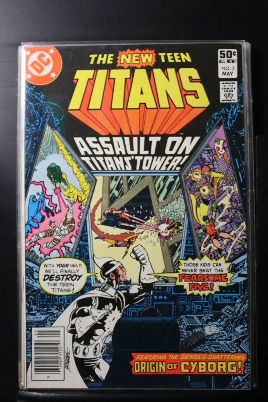 The New Teen Titans #7 Newsstand Edition (1981)