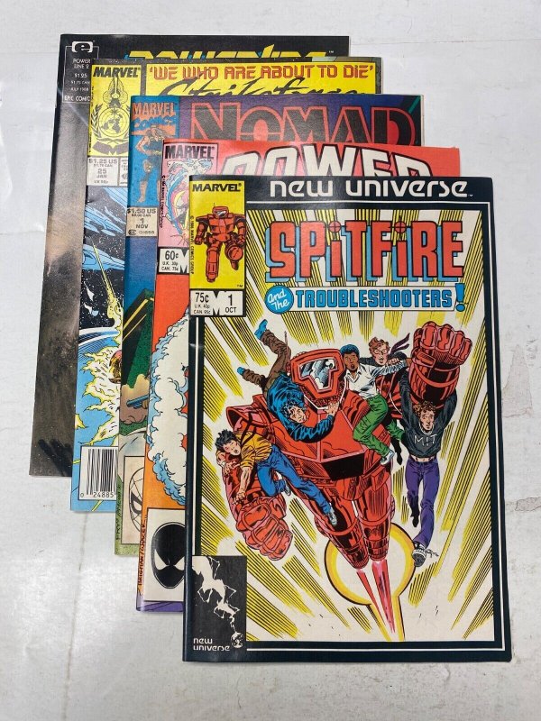 5 EPIC comic books Power Line Strikeforce: Morituri Nomad Power Pack 56 KM38