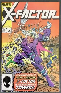 X-Factor #2 (1986, Marvel) 1st Appearance of Artie Maddicks & Tower. VF/NM