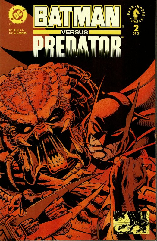 Batman Versus Predator #1 - #3 - NM - FULL SET! Newsstand Editions!