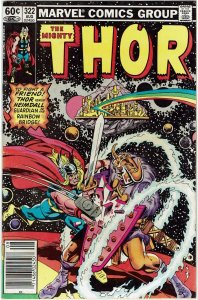 Thor #322 (1966 v1) Odin Balder Newsstand VF-