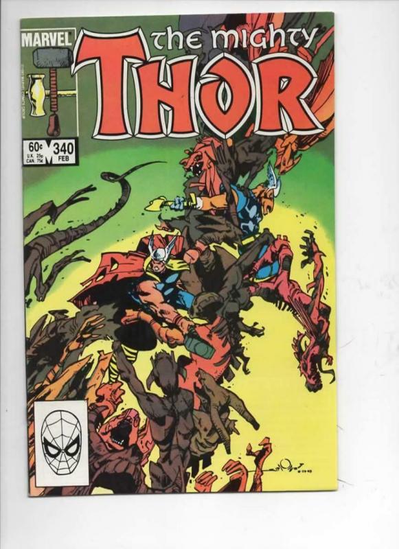 THOR #340 NM- God of Thunder Beta Ray Bill 1966 1984, more Thor in store, Marvel