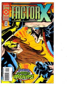 4 Factor X Marvel Comic Books # 1 2 3 4 X-Men Apocalypse Xavier Cyclops JB3