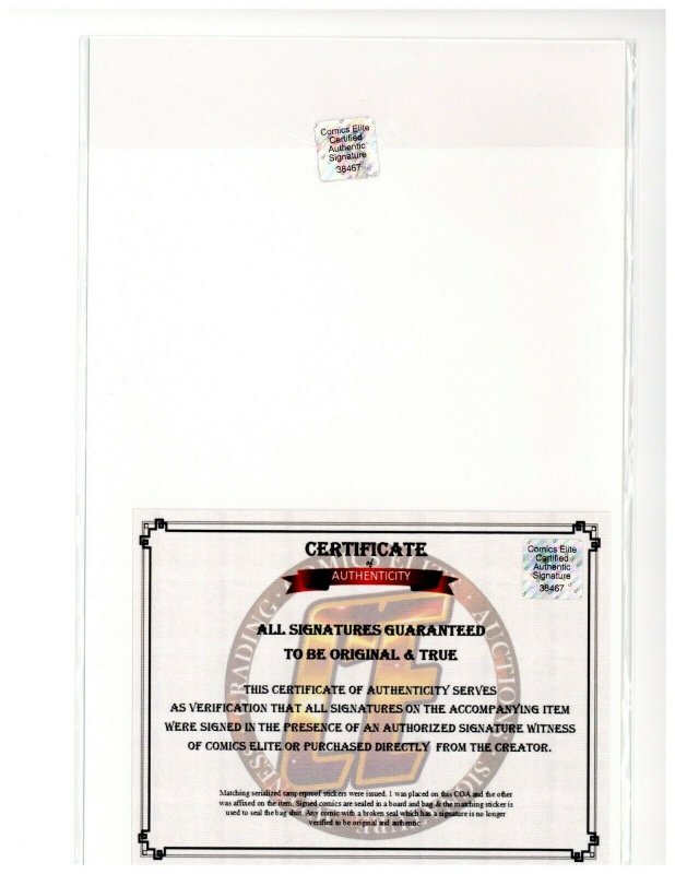 CROSSOVER #5 HUTCHISON-CATES 616 Color Splash Virgin Variant SIGNED W/COA NM.