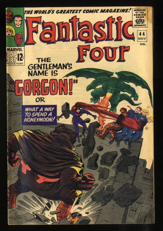 Fantastic Four #44 VG 4.0 1st Gorgon!