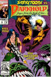 Lot Of 2 Marvel Comic Book Nightstalkers #1 and Darkhold #4 J192