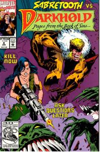 Lot Of 2 Marvel Comic Book Nightstalkers #1 and Darkhold #4 J192