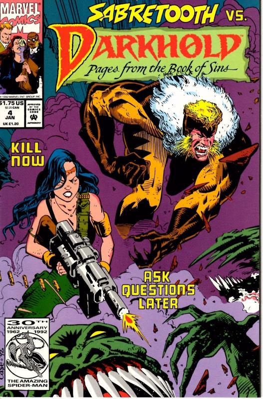 Lot Of 2 Marvel Comic Book Nightstalkers #1 and Darkhold #4 J192