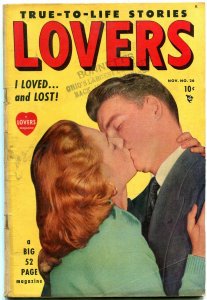 Lovers #26 1949- Golden Age Romance Comic- VG 