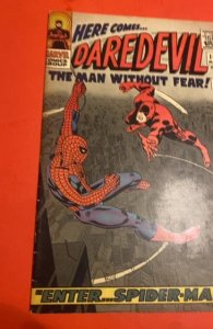 Daredevil #16 (1966) with Spider-man  app
