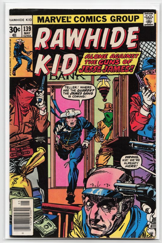 The Rawhide Kid #139 (1977) Rawhide Kid