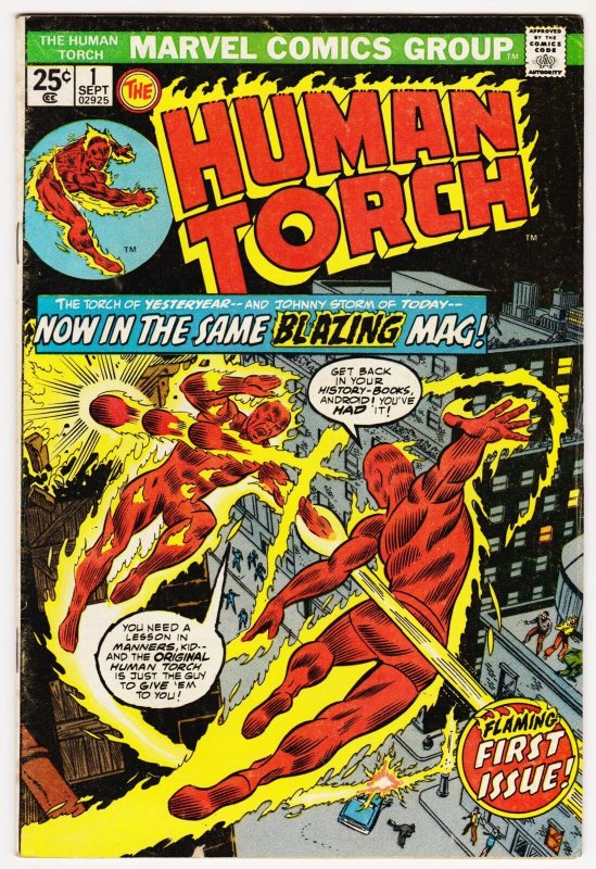 Human Torch #1 | Strange Tales | Human Torch Comics (Marvel, 1974)