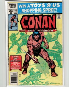 Conan the Barbarian #115 (1980) Conan